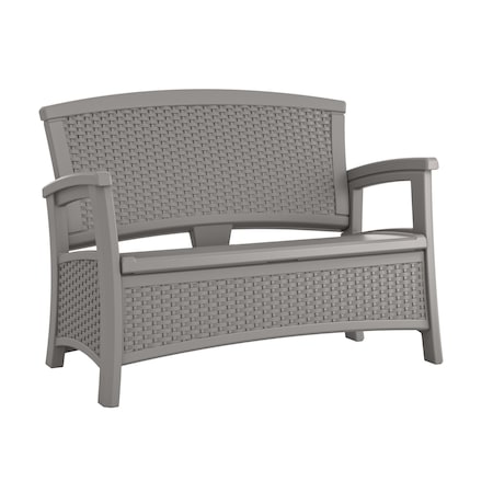 Suncast Elements Dove Gray Loveseat with Storage BMWB5000DG